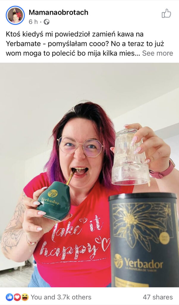 mama na obrotach yerbamate