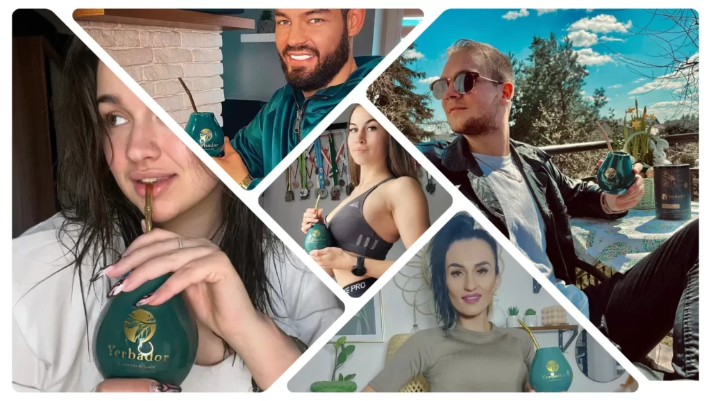 Znane osoby pijące yerba mate od Yerbador
