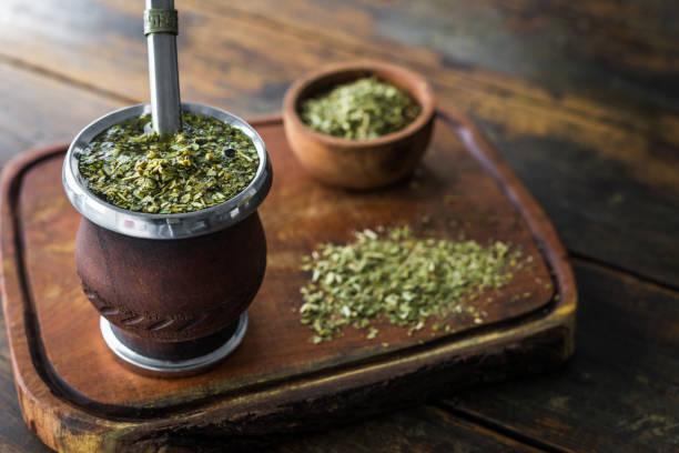 Yerba mate w trakcie zaparzania
