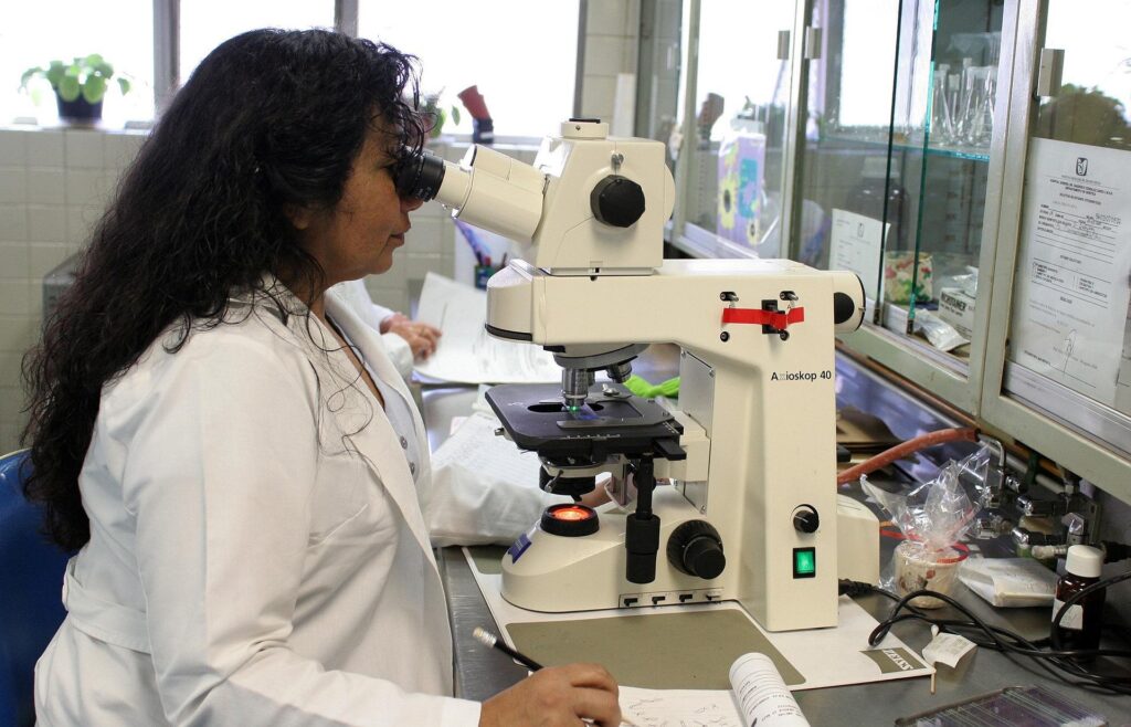 Laboratorium podczas analizy