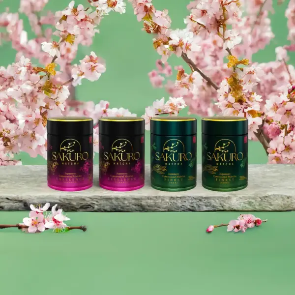 Sakuro Matcha 2× Finest 40g + 2× Excellence 40g