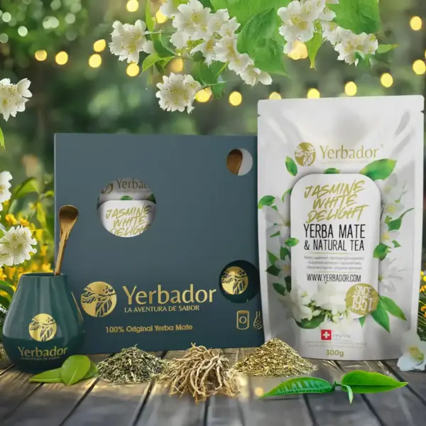 ZESTAW PREZENTOWY YERBA MATE - BIAŁY JAŚMIN