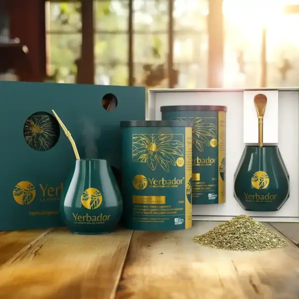 ZESTAW DLA DWOJGA - 2x TUBA YERBA MATE + 2x MATERO + 2x BOMBILLA