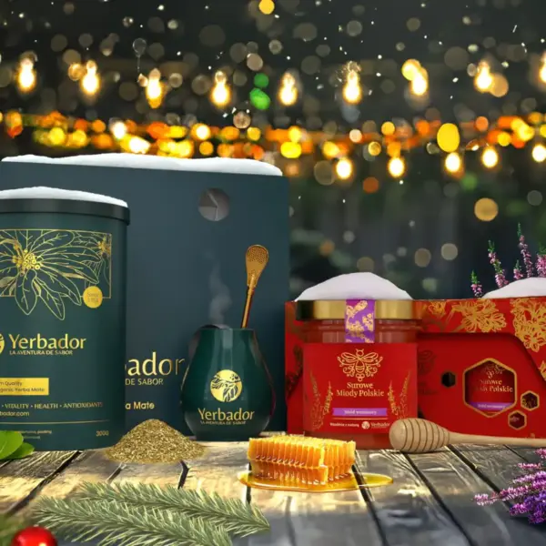 ZESTAW YERBA MATE YERBA MATE + ZESTAW SUROWYCH MIODÓW FACELIOWYCH POLSKICH